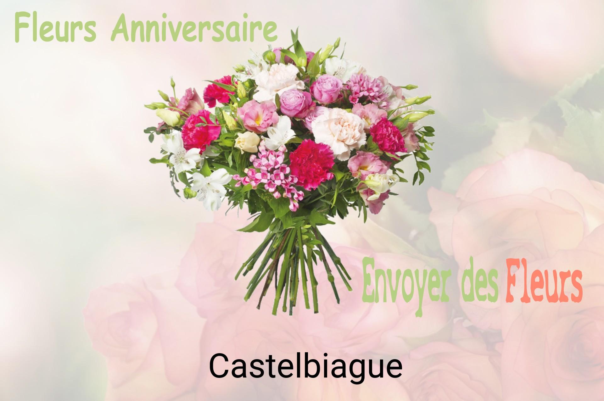 Bouquet de fleurs d’anniversaire livré à Castelbiague